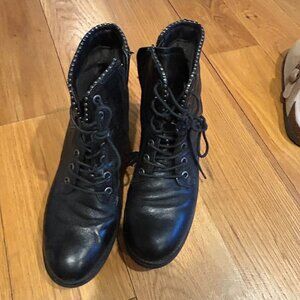 Ms. Moos studded ankle boots